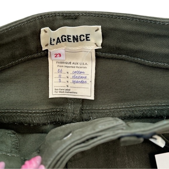 L’AGENCE Margurite‎ High-Rise Coated in Ivy Green Skinny Jean | 23 - Picture 7 of 7